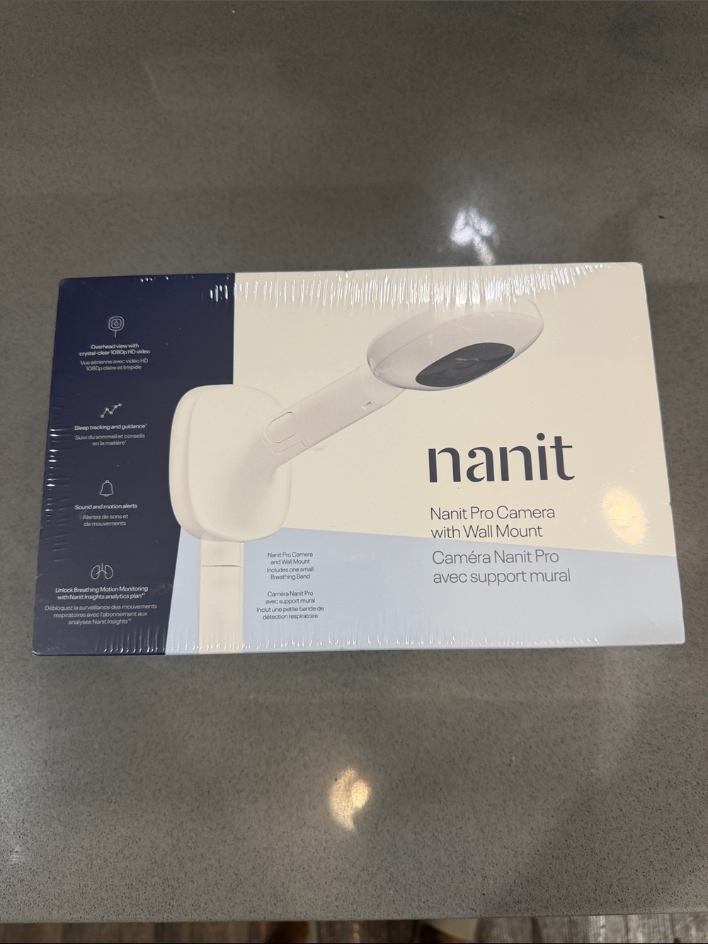 Nanit Pro Camera with Wall Mount - White